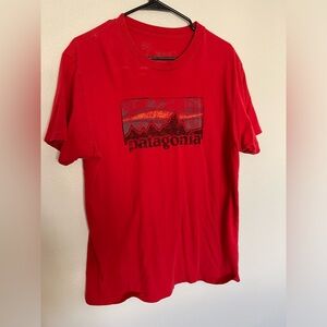 Patagonia Men's Red T-Shirt